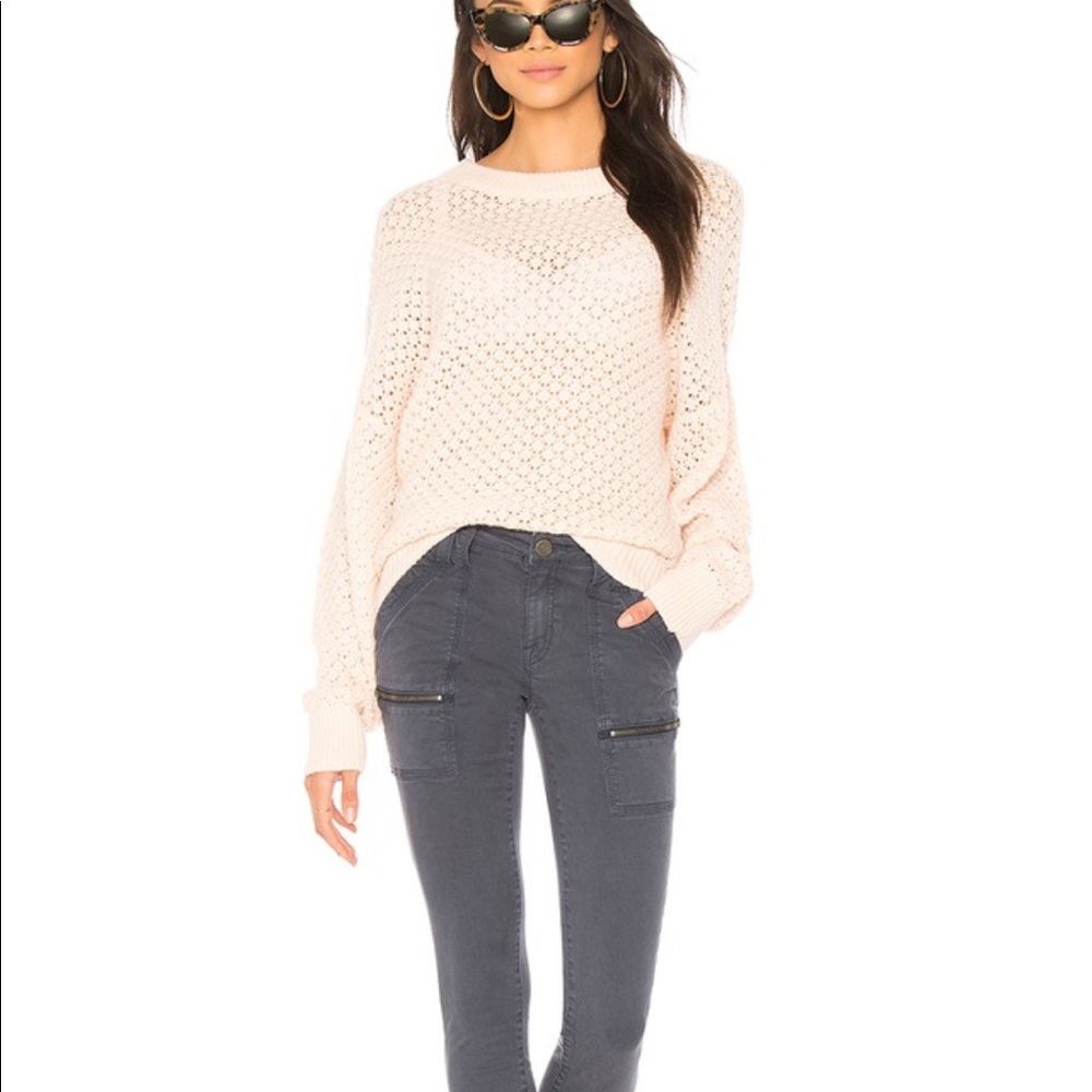 Joie Verdis Pink Sand Cashmere Blend Sweater